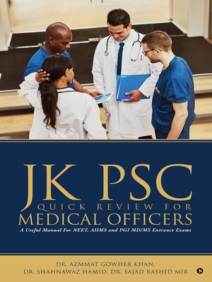 cover image of Jk Psc Quick Review for Medical Officers